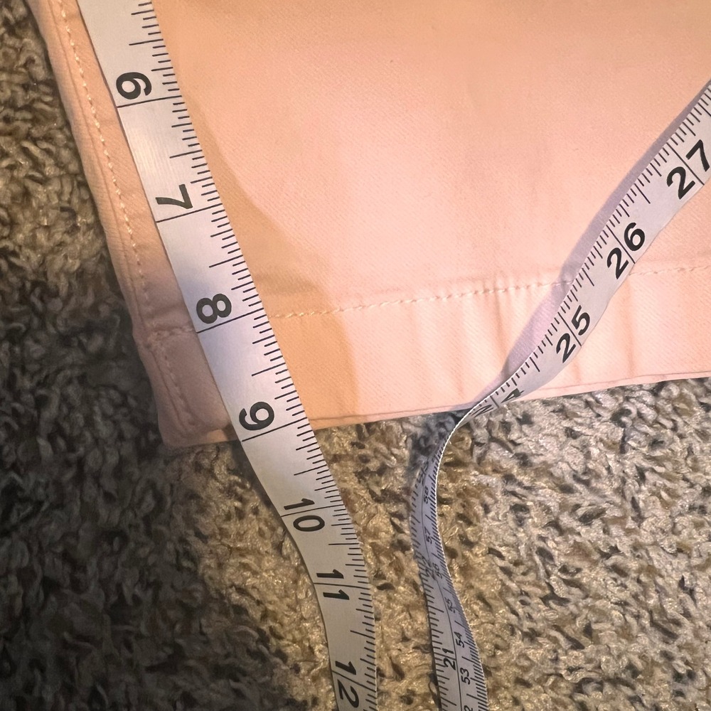 Caribbean Flat-Front Shorts Casual Chino Peach Size 36 - Picture 4 of 7